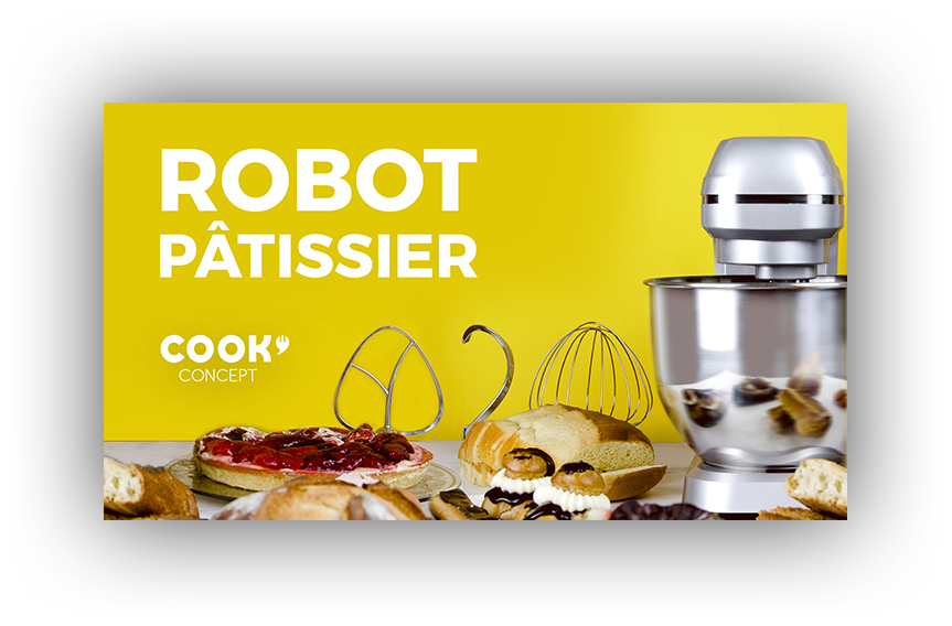 Robot connecté multifonction Cook Concept Cuisy Chef - 1200W, 5L, 10  vitesses –